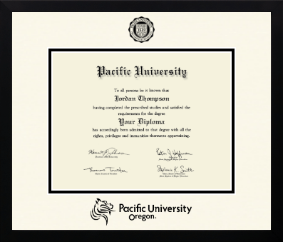Pacific University diploma frame - Icon in Gotham