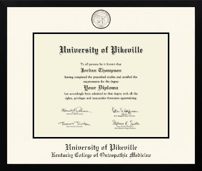 University of Pikeville diploma frame - Icon in Gotham