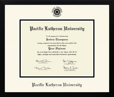 Pacific Lutheran University diploma frame - Icon in Gotham