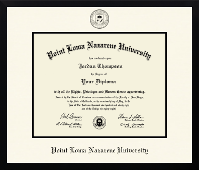 Point Loma Nazarene University diploma frame - Icon in Gotham