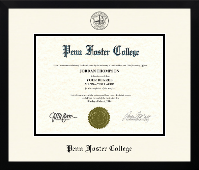 Penn Foster College diploma frame - Icon in Gotham