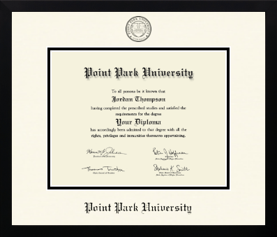 Point Park University diploma frame - Icon in Gotham