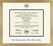 Pennsylvania State University diploma frame - Icon in Chardonnay
