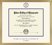 Palmer College of Chiropractic Florida diploma frame - Icon in Chardonnay