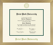 Point Park University diploma frame - Icon in Chardonnay