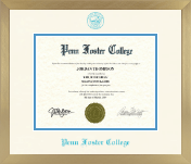 Penn Foster College diploma frame - Icon in Chardonnay