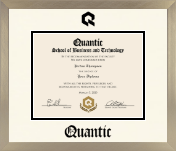 Quantic diploma frame - Icon in Light Champagne