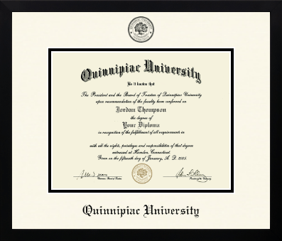 Quinnipiac University diploma frame - Icon in Gotham