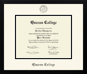 Queens College diploma frame - Icon in Gotham