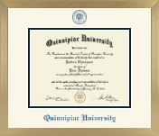 Quinnipiac University diploma frame - Icon in Chardonnay