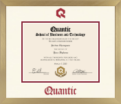 Quantic diploma frame - Icon in Chardonnay