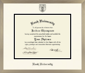 Rush University diploma frame - Icon in Light Champagne
