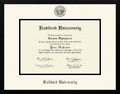 Radford University diploma frame - Icon in Gotham