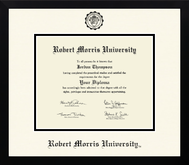 Robert Morris University in Pennsylvania diploma frame - Icon in Gotham