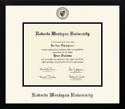 Roberts Wesleyan diploma frame - Icon in Gotham