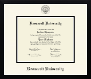 Roosevelt University diploma frame - Icon in Gotham