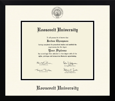 Roosevelt University diploma frame - Icon in Gotham