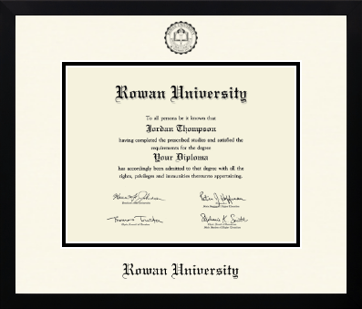 Rowan University diploma frame - Icon in Gotham