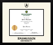 Rasmussen University diploma frame - Icon in Gotham