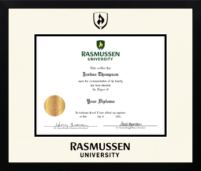 Rasmussen University diploma frame - Icon in Gotham
