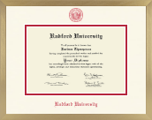 Radford University diploma frame - Icon in Chardonnay