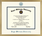Roger Williams diploma frame - Icon in Chardonnay
