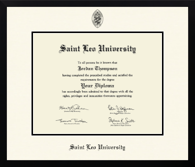 Saint Leo University diploma frame - Icon in Gotham