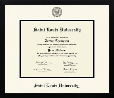 Saint Louis University diploma frame - Icon in Gotham