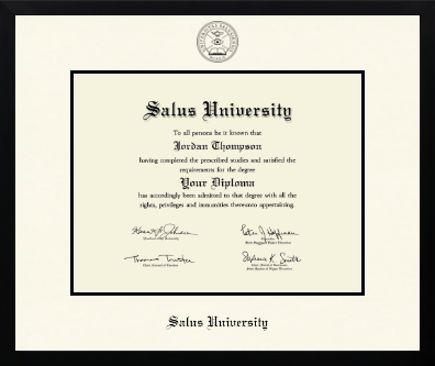 Salus University diploma frame - Icon in Gotham