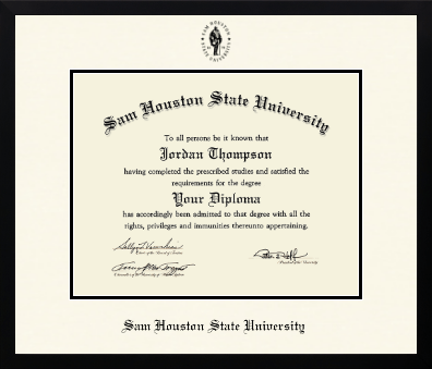 Sam Houston State University diploma frame - Icon in Gotham