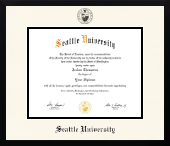 Seattle University diploma frame - Icon in Gotham