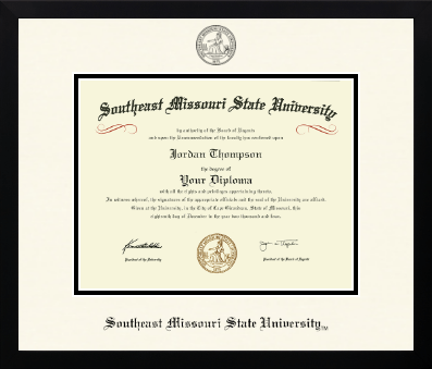 Southeast Missouri State University diploma frame - Icon in Gotham