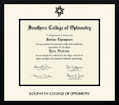 Southern College of Optometry diploma frame - Icon in Gotham