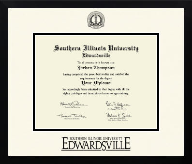 Southern Illinois University at Edwardsville diploma frame - Icon in Gotham