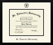 St. Edward's University diploma frame - Icon in Gotham