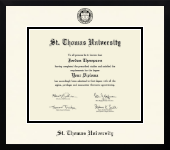 St. Thomas University diploma frame - Icon in Gotham