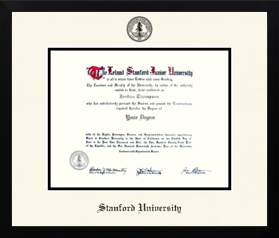 Stanford University diploma frame - Icon in Gotham