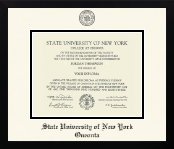 State University of New York - Oneonta diploma frame - Icon in Gotham