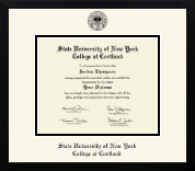 State University of New York Cortland diploma frame - Icon in Gotham