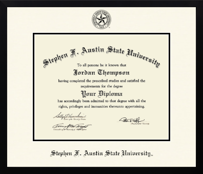 Stephen F. Austin State University diploma frame - Icon in Gotham