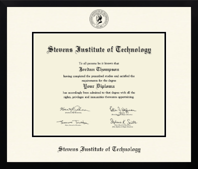 Stevens Institute of Technology diploma frame - Icon in Gotham