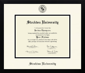 Stockton University diploma frame - Icon in Gotham