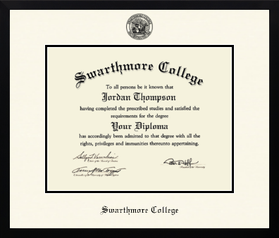 Swarthmore College diploma frame - Icon in Gotham