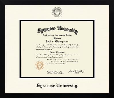 Syracuse University diploma frame - Icon in Gotham