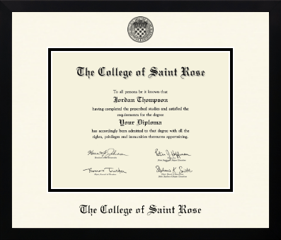 The College of Saint Rose diploma frame - Icon in Gotham