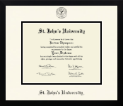 St. John's University, New York diploma frame - Icon in Gotham