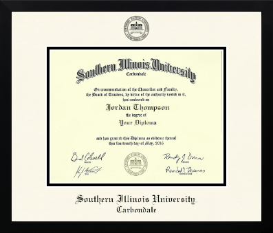 Southern Illinois University Carbondale diploma frame - Icon in Gotham