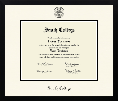 South College diploma frame - Icon in Gotham