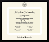Schreiner University diploma frame - Icon in Gotham