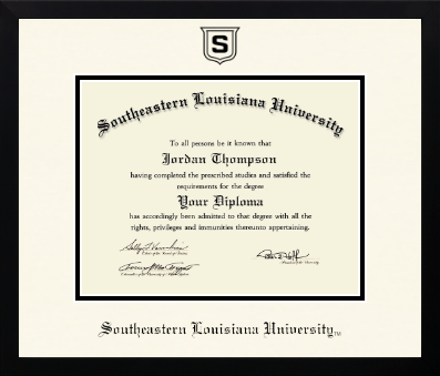 Southeastern Louisiana University diploma frame - Icon in Gotham